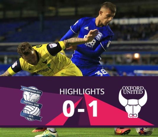 Birmingham city vs Oxford United highlights 2016