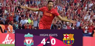 Liverpool vs Barcelona hightlights 2016