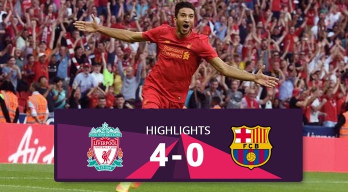 Liverpool vs Barcelona hightlights 2016