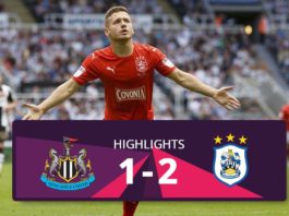 Newscasttle vs Huddersfield Town highlights 2016