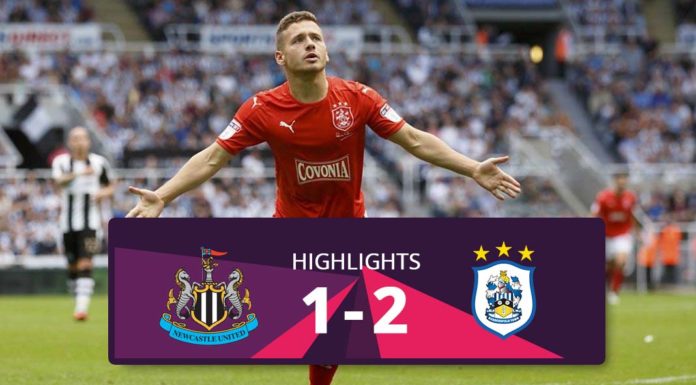 Newscasttle vs Huddersfield Town highlights 2016