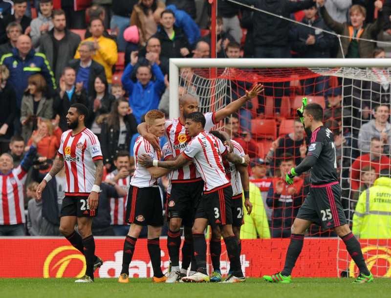 sunderland celebrating