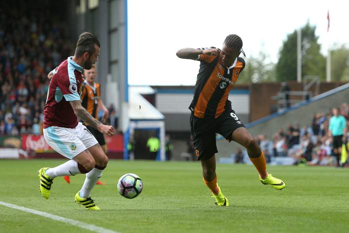 Burnley – Hull i helgen.