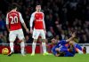 Arsenal spelar mot Chelsea