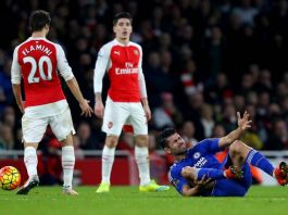 Arsenal spelar mot Chelsea