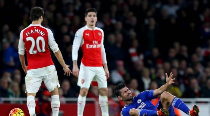 Arsenal spelar mot Chelsea