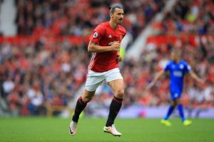 Manchester United mot Leicester på Old Trafford.