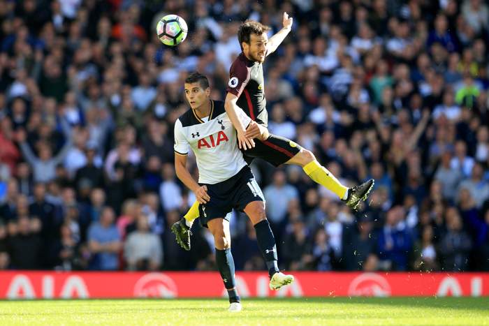 Tottenham mot Manchester City.