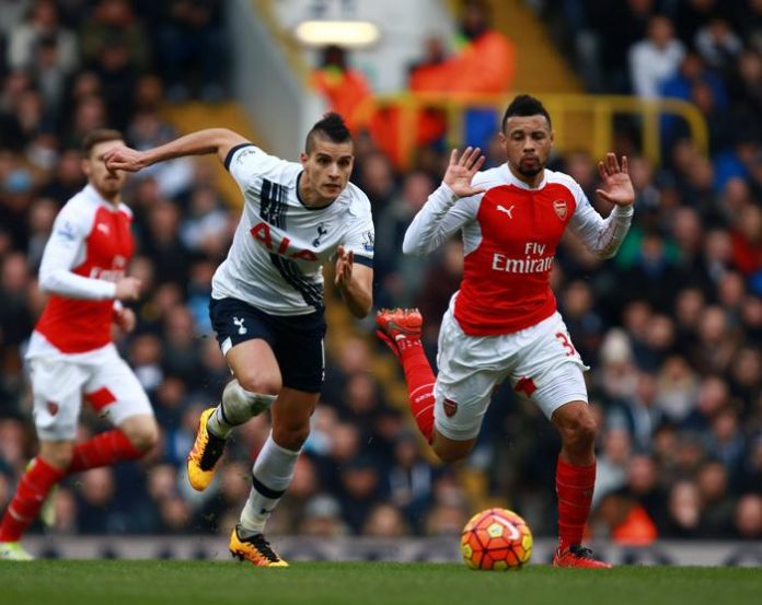 Arsenal mot Tottenham lördag 6 november