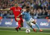Liverpool mot Manchester City i mars 2016.