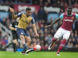 West Ham hemma mot Arsenal 2015/2016