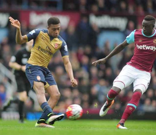 West Ham hemma mot Arsenal 2015/2016