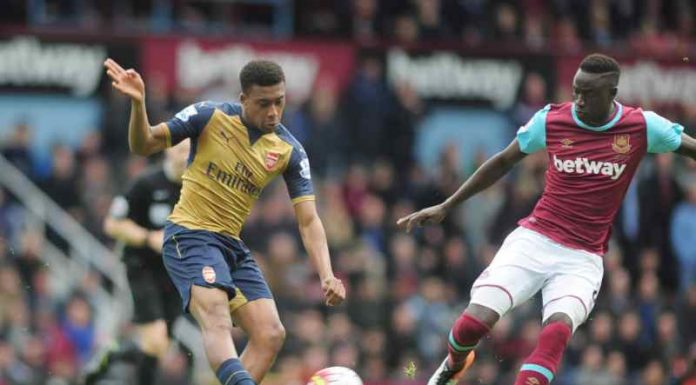 West Ham hemma mot Arsenal 2015/2016