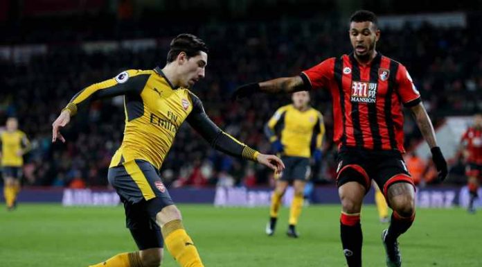 Bournemouth mot Arsenal 3-3 i PL.