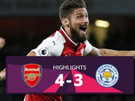 Arsenal vs Leicester hightlights 2017