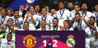 Manchester United vs Real Madrid Supercup hightlights 2017