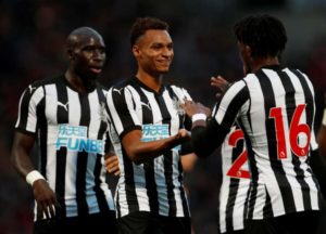 Newcastle team mates