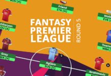 Fantasy Premier League - round 5