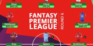 Fantasy Premier League - round 6